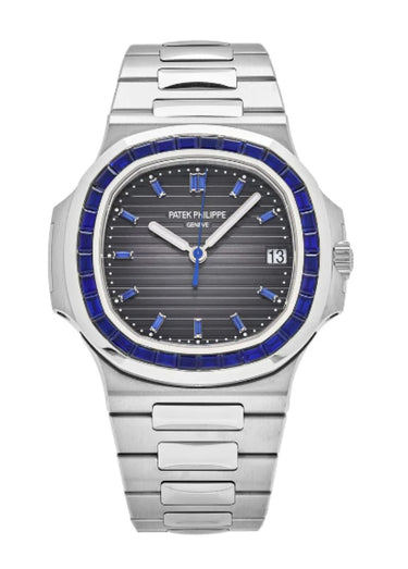 Patek Philippe Nautilus Platinum Blue Sapphire 5711/111P - 001 - WatchesOff5th